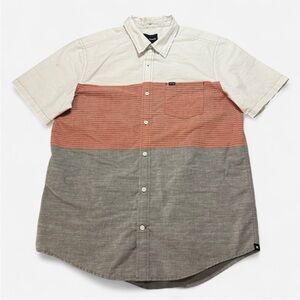 Hurley Men's Tri-Tone Casual button down Shirt